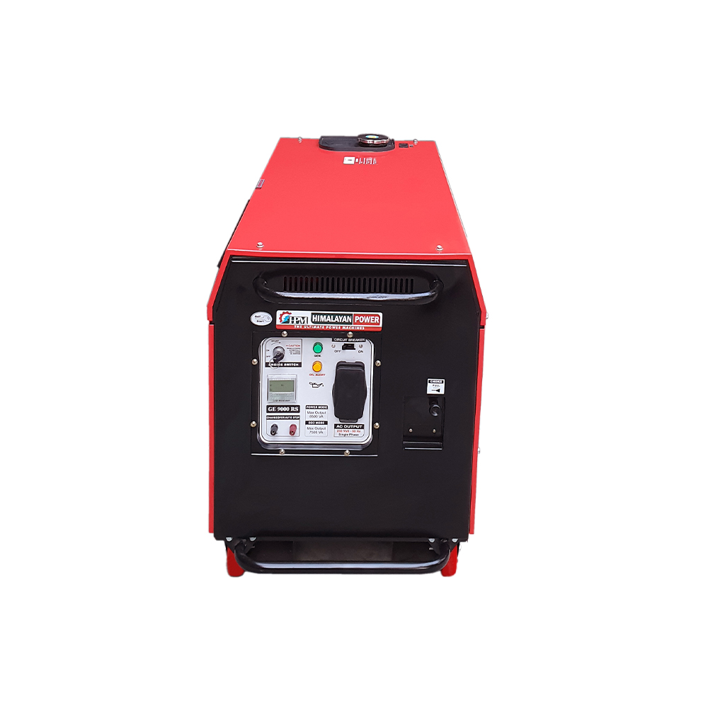 10 KVA Super Silent Portable Petrol Generator, Petrol Run, Recoil & Self Start Model Silent GE-9000RS 
